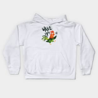 WAKE UP Rooster Kids Hoodie